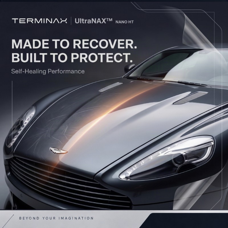 TERMINAX UltraNAX NANO HT – PPF защитно фолио TERMINAX UltraNAX NANO HT прозрачно защитно PPF фолио за автомобил 8 mil